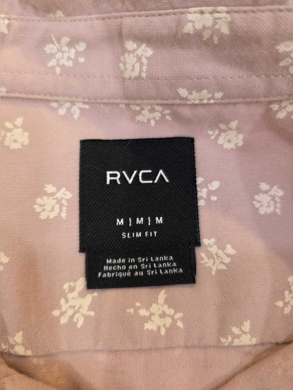 RVCA Men's That'll Do Print Short Sleeve Shirt Size M -Item 134 - Picture 8 of 9